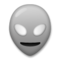 Alien emoji on LG